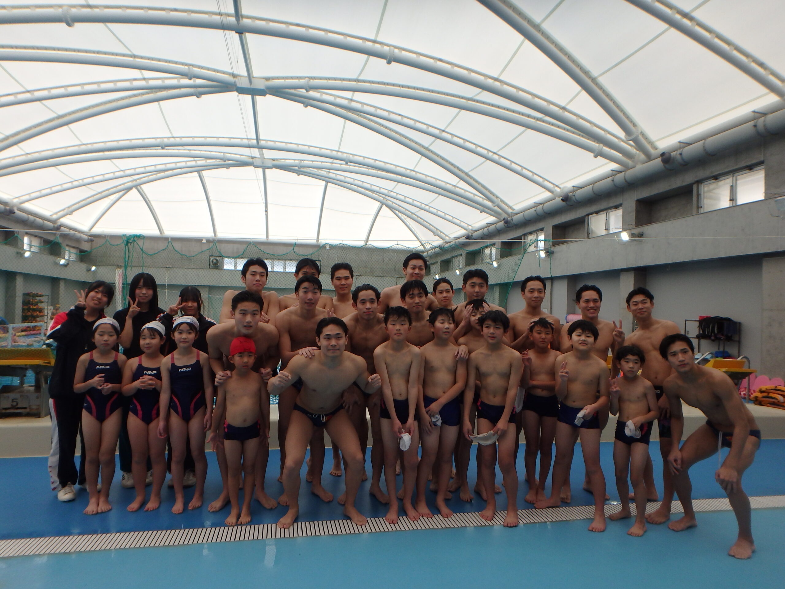 西京高校 水球のうでだめし 1月19日（日） - スポーツクラブNAP - 山口